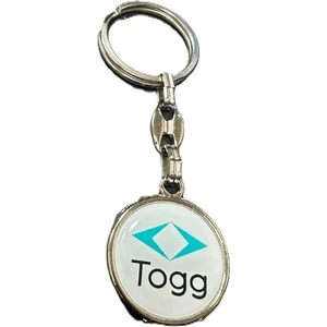 Togg Uyumlu Damla Anahtarlık Çift Yönlü