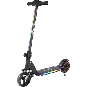 ELECTRONS5 Elektrikli Çocuk Scooter - 130W, LED Işıklı, Amortisörlü (Dizlik ve Dirseklik Hediyeli)