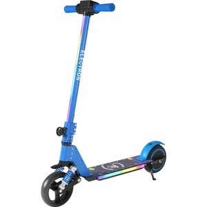 ELECTRONS5 Elektrikli Çocuk Scooter - 130W, LED Işıklı, Amortisörlü (Dizlik ve Dirseklik Hediyeli)