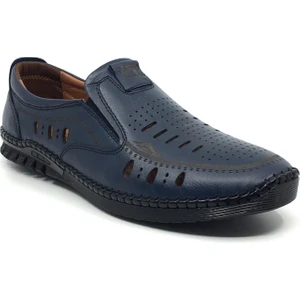 %100 Deri Ortopedik Esnek Hafif Jel Taban Yazlık Rahat Günlük Delikli Hava Alabilir Erkek Çarık Ayakkabı 40-45