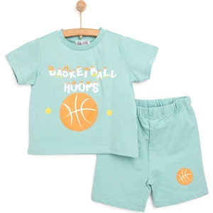 Basic Erkek Basketbol Baskılı Şortlu Takım Erkek Bebek