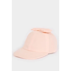 Kız Bebek Müslin Cap Şapka D8389A525SM