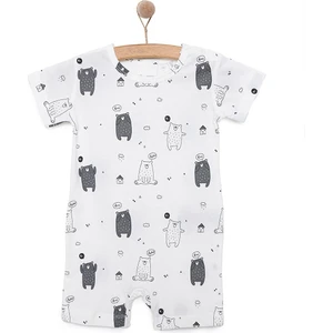 Yenidoğan Erkek Kısa Tulum Erkek Bebek