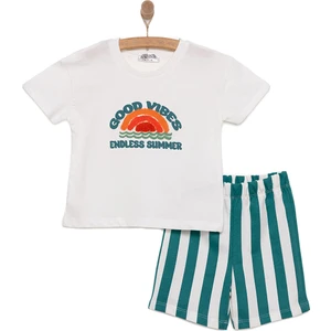 Motto Boy Erkek Tshirt-Şort Erkek Bebek