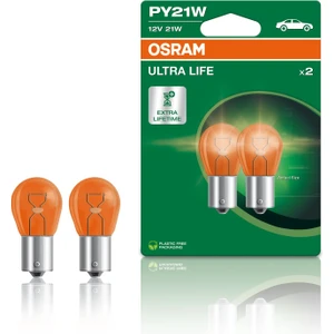 12V PY21W Ultra Life Uzun Ömürlü Sinyal Ampulü Yakın Tırnak (1 Tk.- 2 Ad.)