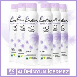 Detox Floral Kadın Deodorant  6X150ML