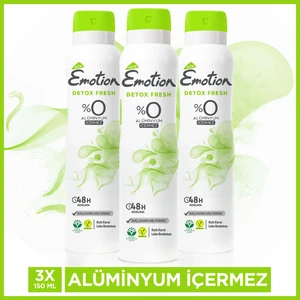 Detox Fresh Kadın Deodorant 3X150ML