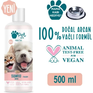 Pet Love Kedi Ve Köpekler İçin Şampuan Çilek 500 Ml Doğal Argan Yağlı