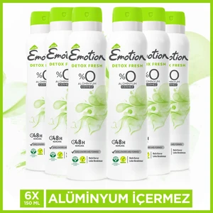Detox Fresh Kadın Deodorant 6X150ML