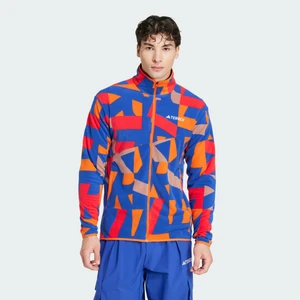 Adidas TERREX JE3917 Terrex Multi Printed Full-Zip Fleece Jacket