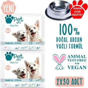 Pet Love Kediler ve Köpekler İçin Tuvalet Eğitim Pedi 2X30 Adet