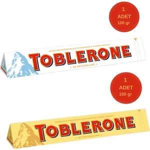 Beyaz Çikolata 100 Gr & Sütlü Çikolata 100 Gr