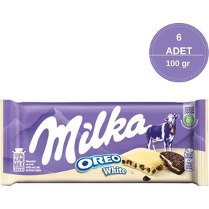 Oreo Beyaz Tablet Çikolata 100 Grx 6 Adet