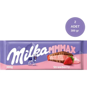 Çilekli Tablet Çikolata 300 Grx 2 Adet