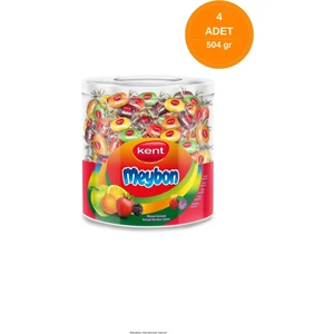 KentMeybon Mini Meyveli Şeker 504 Grx 4 Adet