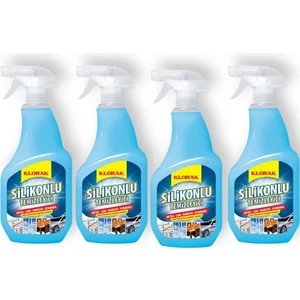 Silikonlu Temizleyici 800 ml 4 Adet