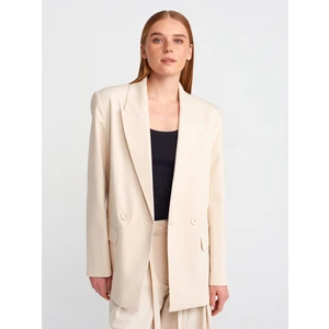 60759 Blazer Ceket-Bej