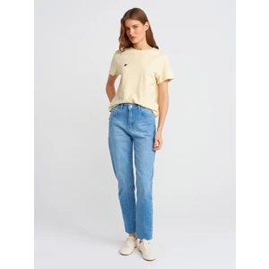 71786 Slim Denim Mom Pantolon-Mavi