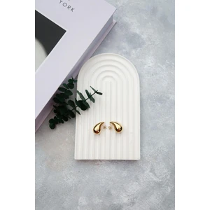 Gly Çlk Bijuteri (Küçük Boy) Bottega Çelik Küpe (Gümüş) KP225