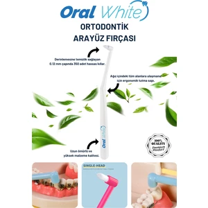 Oral White Cleaning Pro Ortodontik Arayüz Fırçası