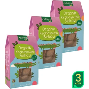 Kids Organik Keçiboynuzlu Bisküvi 55 gr 3'lü 8683347032778