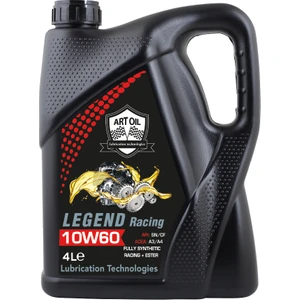 Art Oil Legend Racing 10W60 Motor Yağı (4litre) Yüksek Sıcaklıklarda Çalışan Yarış Araçları Motor Yağı (2025 Üretim)
