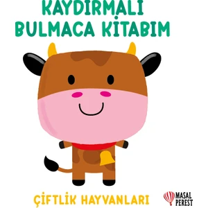 Kaydırmalı Bulmaca Kitabım (Ciltli) / Çiftlik Hayvanları
