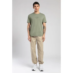 Lee Cooper Mattias Erkek O Yaka T-Shirt Haki