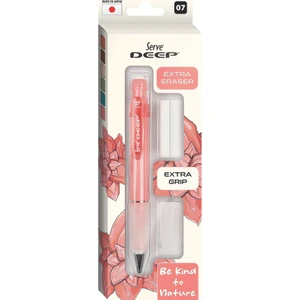 Deep Kalem Grıp Silgi Yedekli Set 07Mm Mercan