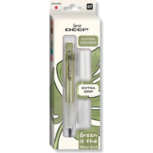 Deep Kalem Grıp Silgi Yedekli Set 07Mm Yeşil