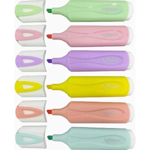 Fosforlu Kalem Pastel 6 Renk