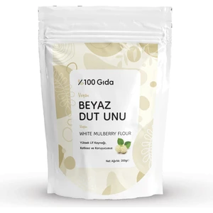 Yüzde Yüz Gıda Beyaz Dut Unu
