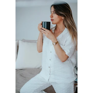 Mia Home & Baby 2 Kat Müslin Kadın Pijama Takımı  Pamuk