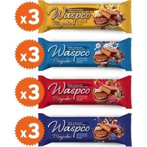 Bitter Çikolata Kaplı Meyve Bar Karma Kutu 35 gr x 12 Adet (4 Çeşit)