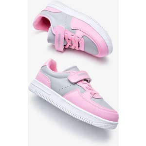 Tonny Black Çocuk Unisex Buz Pembe Termo Taban Cırtlı Lastik Bağcıklı Spor Ayakkabı