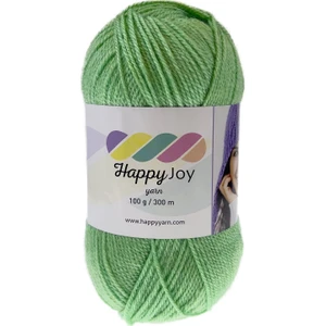 Kürkçü Han Kürkçü Happy Joy 100 gr 300M El Örgü İpi Açık Yeşil HJ088