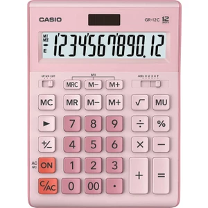 GR-12C-PK 12 Hane Pembe Masa Üstü Hesap Makinesi