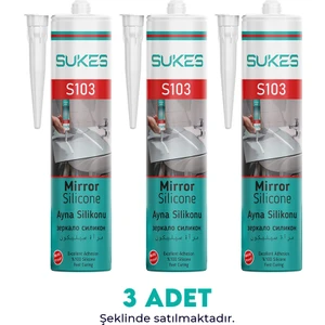 Sukes  Ayna Silikonu 310 ml 3’lü Paket