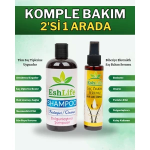 ESH Life Sac Uzatan Dolgunlaştırıcı Onarıcı Bakım Şampuanı ve Serumu