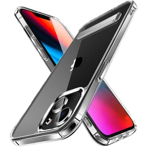 ZORE Apple iPhone 14 Kılıf Standlı Şeffaf Silikon L-Stand KAPAK-RENKSIZ-8680436601501-MRYN77382