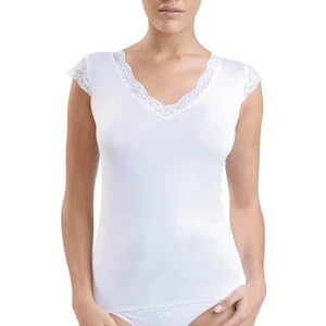 Kadın Modal Elastan T-Shirt 1348 - Krem
