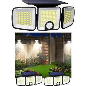 Güneş Enerjili 223 Cob Ledli, Hareket Sensörlü, 3 Taraflı Aydınlatma / GT-SL25
