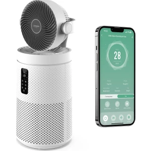 Xenon Smart Akıllı Fanlı Hava Temizleyici Aromaterapi Özellikli Air Purifier HEPA13 Filtreli Sessiz Hava Temizleme Cihazı X7422