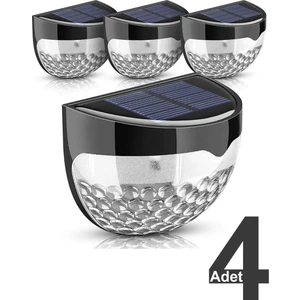 Güneş Enerjili Duvar ve Çit Led Aydınlatma 4 Adet / GT-SL23