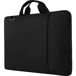 Siyah Unisex 13-14-15.6-16.1-16.9 Inç Uyumlu Macbook Kılıf Notebook Laptop El ve Omuz Laptop Çantası