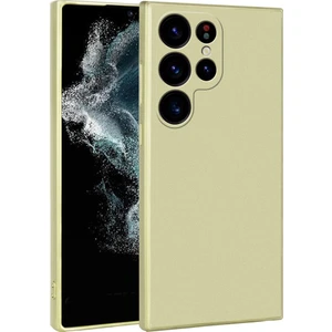 ZORE Galaxy S23 Ultra Kılıf Premier Silikon KAPAK-GOLD-8680436662052-MRYN85666