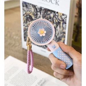 Anahtarlıklı Taşınabilir El Tipi Anahtarlık Fanı Şarj Edilebilir USB, 3 Hız Ayarı, Vantilatör fan
