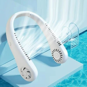 Kanatsız Asılı Boyun Fanı 3 Kademe Hızlı Soğutma 0,3W-1,2W Güç ve Sessiz Çalışma