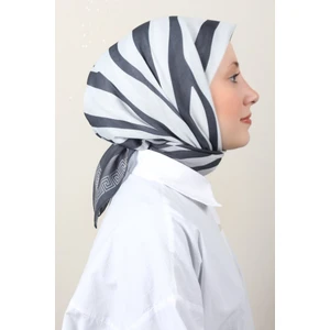 Lux Soft Pamuklu Eşarp 4040-207 Antrasit