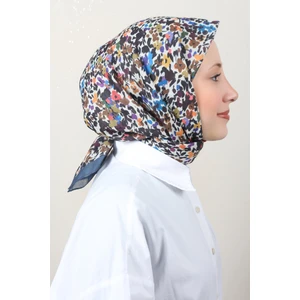 Lux Soft Pamuklu Eşarp 4040-186 Lacivert